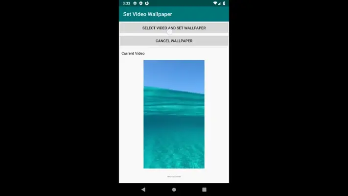 Set Video Wallpaper android App screenshot 2